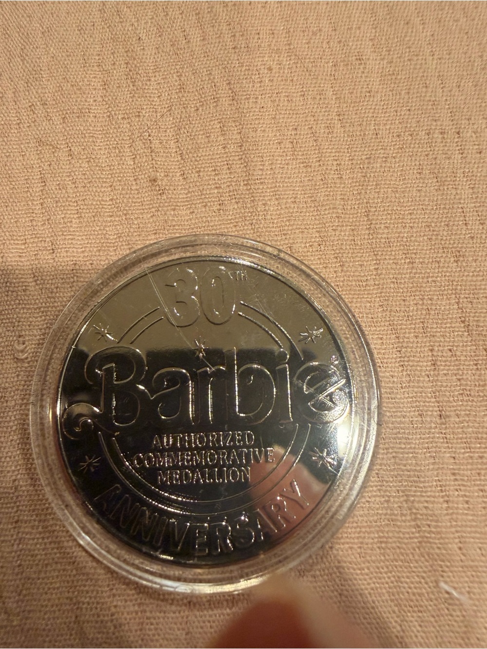 Barbie commemorative medallion